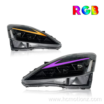 HCMOTIONZ 2006-2012 Lexus IS 250 350 F RGB LED Headlights